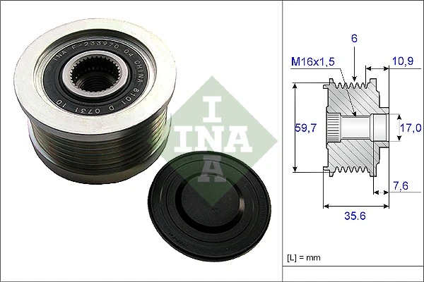Alternator Freewheel Clutch